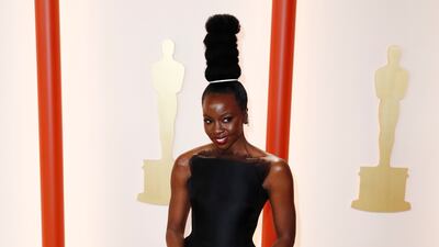 Danai Gurira wears Jason Wu. EPA