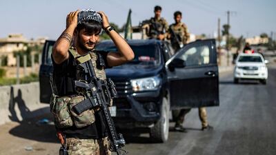 Fighters from the Syrian Democratic Forces also have a pocket of control north of Aleppo. AFP