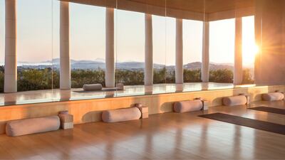 Spa and wellness facilities at Amanzoe