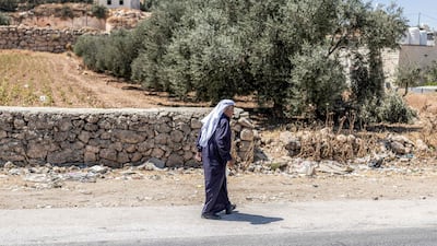 Palestinian farmers in the occupied West Bank have been the target of settlers. AFP
