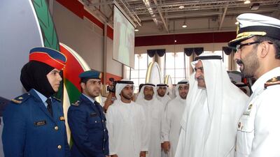 Sheikh Hamad bin Mohammed Al Sharqi, Supreme Council Member and Ruler of Fujairah, on Wednesday toured the 9th Fujairah Career Fair, accompanied by Dr Sheikh Rashid bin Hamad Al Sharqi, Chairman of the Fujairah Culture and Media Authority.