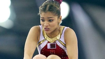 Gymnast Fatima Abdulla is among the young female athletes Qatar is hoping to help qualify for the 2012 Summer Games in London.