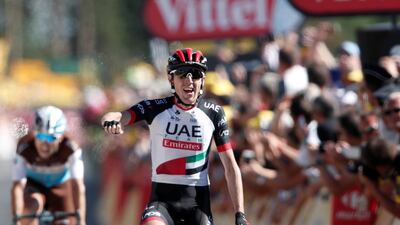 UAE Team Emirates rider Daniel Martin of Ireland wins Stage 6 of the Tour de France. Reuters