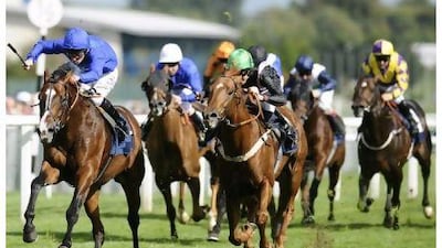 Delegator, left, has been persisted with by Godolphin after an injury-marred season.