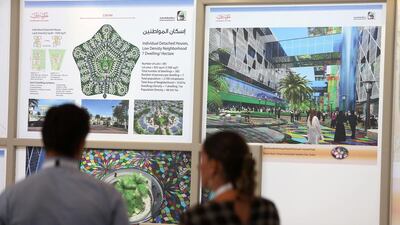 Delegates at Smart Living City Dubai 2014, held at the Godolphin ballroom, Jumeirah Emirates Towers, Dubai. Pawan Singh / The National
