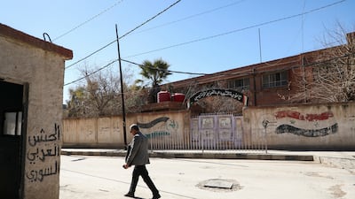 A closed school in Hasakah. A stable government will attract investors who can help rebuild Syria’s infrastructure and economy.