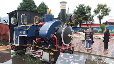 A German made engine from 1881 at the heritage museum in Ghum