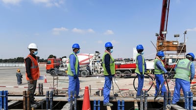 Mumbai-based construction firm Shapoorji Pallonji was hired as contractors hired for the temple. Khushnum Bhandari for The National