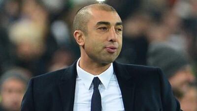 Roberto Di Matteo watches from the touchline as his Chelsea side are defeated by Juventus in the Champions League.