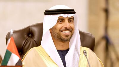 Energy Minister Suhail Al Mazrouei said he was not concerned with the current oil price. Yasser Al Zayyat / AFP