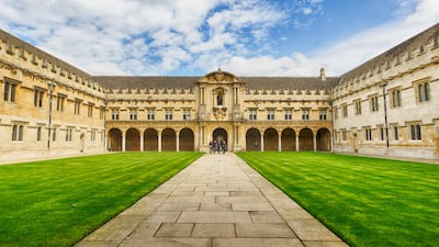 St. John's College, Oxford, England. Getty Images