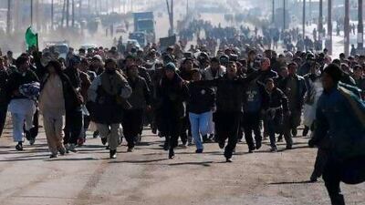 Afghan protesters in Kabul shout anti-US slogans during a demonstration against a Quran burning at a Nato airbase in Bagram.