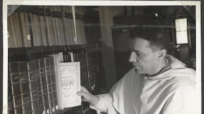 Born to a Greek Orthodox family in Alexandria, Friar Georges Chehata Anawati, served as director and later chairman of the Dominican Institute for Oriental Studies until his death in 1994. He authored 14 books and co-authored another 12 addressing subjects in Muslim theology, the history of medicine, and Christianity and Arabic culture. Courtesy of the Dominican Institute for Oriental Studies