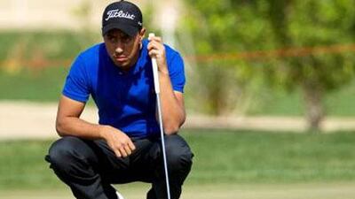 Sohail Al Marzouqi signed autographs but was not affected by the grandeur of playing with many of the world's top golfers at the Abu Dhabi HSBC Championship.