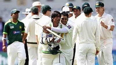 Salman Butt's Pakistan beat Australia in a Test match for the first time in 15 years.