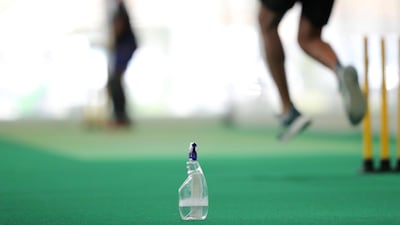 Health was at the forefront as the UAE team trained at the ICC Academy. Chris Whiteoak / The National