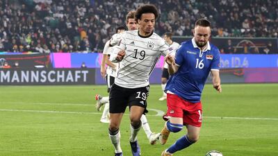 Germany's Leroy Sane in action. EPA