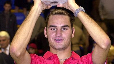 No 1 Milan (2001) Federer's first tournament triumph came in Italy at the age of 19. He beat Goran Ivanisevic and Yvegeny Kafelnikov on his way to the final in Italy where he overcame Frenchman Julien Boutter in a tense three-set match 6-4, 6-7, 6-4. AP Photo