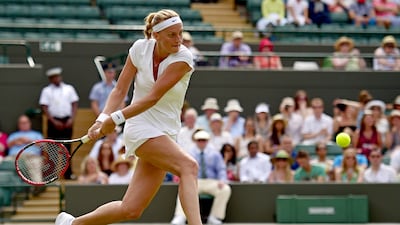 Petra Kvitova is another match closer to her third Wimbledon title after a 6-2 6-0 win over Kurumi Nara. Leon Neal / AFP / July 2, 2015