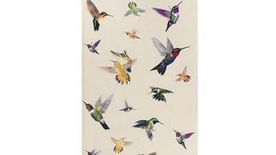 Hummingbird Ivory by Alexander McQueen. Courtesy The Rug Company