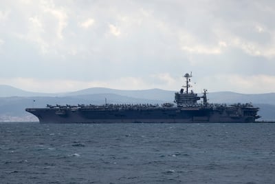 The USS Harry S Truman was involved in a friendly fire incident where an F/A-18 jet, flying off its deck, was mistakenly shot down by the guided missile cruiser USS Gettysburg. AP