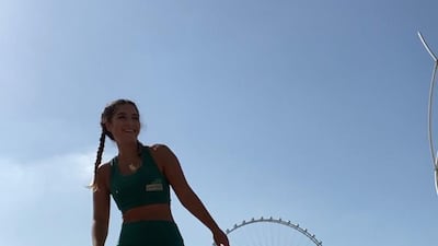 Naomi Barrett says she hopes to use her Instagram account to inspire more people to take up skipping