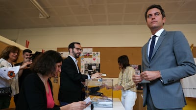 France's Prime Minister Gabriel Attal. EPA