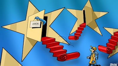 Our cartoonist Shadi Ghanim's take on the European Union bracing itself for a summer tourism revival