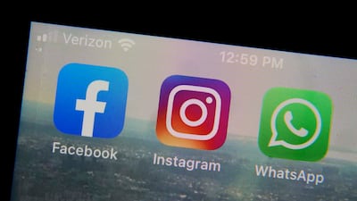 Facebook, Instagram and WhatsApp are ranked as the top social media platforms by user numbers. AP