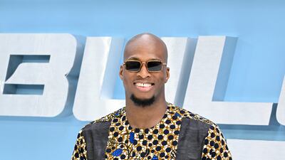 Michael Page attends the premiere of 'Bullet Train' in London. Getty