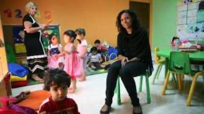 Razan Hamed of Saudi Arabia, an administrator at Little Smarties Nursery in Abu Dhabi, longs for home during this time of year.