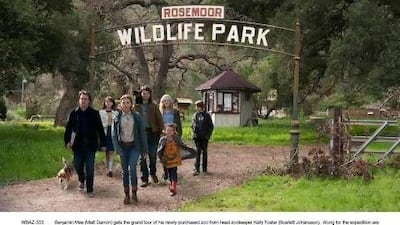 Matt Damon and Scarlett Johansson in We Bought a Zoo. Courtesy Twentieth Century Fox