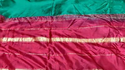 An Ilkal sari from Doshi's wardrobe