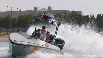 Patrol boats and mini-subs are to be built in Abu Dhabi. Philip Cheung / The National