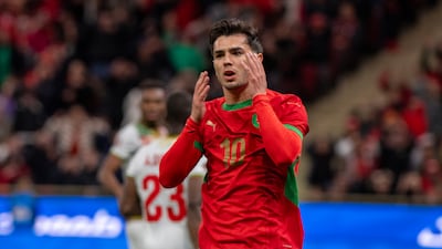 Brahim Diaz of Morocco during the Africa Cup of Nations match against Mali in Rabat. EPA
