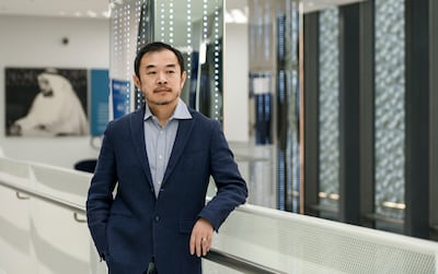 Prof Eric Xing, President of Mohammed Bin Zayed University of Artificial Intelligence in Masdar City. Khushnum Bhandari for The National