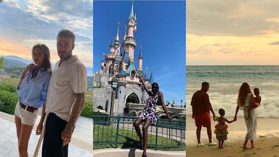 Many celebrities have jetted off on holiday as travel restrictions around the world have lifted. Instagram