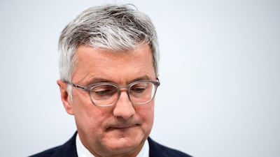 Rupert Stadler is in custody as an inquiry into 'dieselgate' goes on. EPA