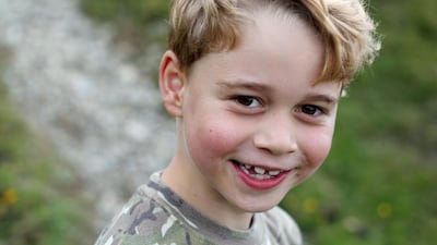 Britain's Prince George, whose seventh birthday is on Wednesday, July 22, is seen in this picture taken by his mother, the Duchess of Cambridge, earlier this month and released July 21, 2020. Reuters