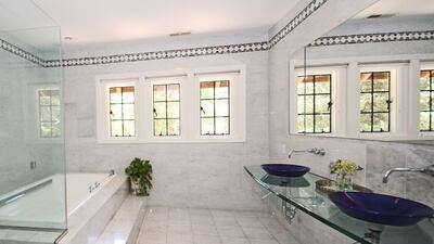 The property has five bathrooms