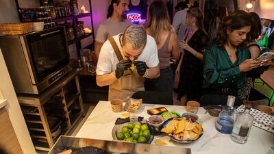 El Baba spent a week with the chef learning how to authentically prepare the dish