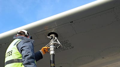 As of last Friday, jet fuel sold at a global average of US$85 per barrel, a decline of 32.9 per cent from last year. Carla Gottgens / Bloomberg