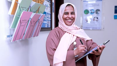 Dr Mouza Al Ameri, head of Breast Care Centre at Tawam Hospital in Al Ain. Victor Besa / The National