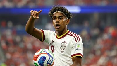 Winger Lamine Yamal had a quiet game for Spain. Reuters