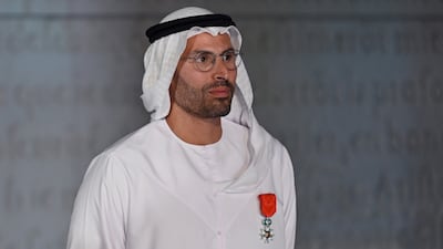 Mohamed Khalifa Al Mubarak received the award during a private ceremony. Photo: DCT Abu Dhabi