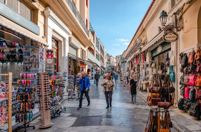 Make time to check out the shops in Plaka. Getty Images