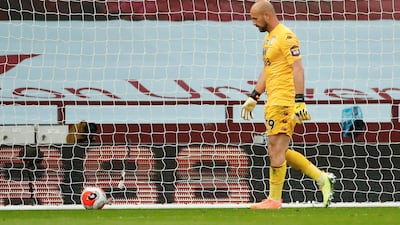 ASTON VILLA RATINGS: Pepe Reina - 6: Good save down low in the first half from a Greenwood drive and blocked well with his leg to deny Rashford late on. No chance with goals and was let down by poor defending in front of him. AFP
