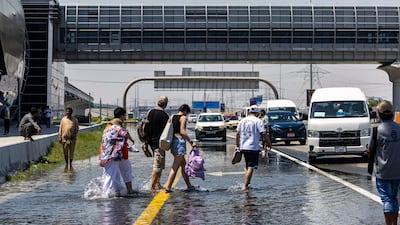 Weather forecasts for the UAE have prompted the implementation of remote working and distancing learning on Thursday and Friday. AP