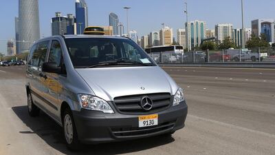 TransAD’s fleet of Mercedes Vito compact vans will all have Wi-Fi installed in time for the Abu Dhabi Grand Prix. Ravindranath K / The National