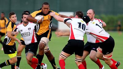 After a successful season in union, Al Ain Amblers change code to league with hopes that 13 will prove a lucky number. Satish Kumar / The National